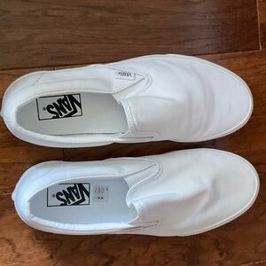 Vans Classic White Slip-On Shoes